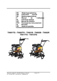 Notice Texas TX602R Tracteur