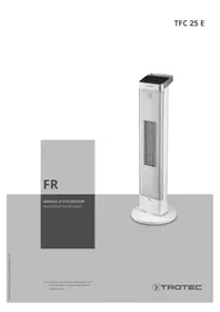 Notice TROTEC TFC 25 E Chauffage