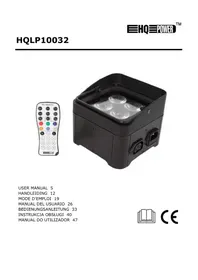 Notice HQ Power HQLP10032 Projecteur lumineux