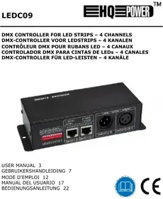 Notice HQ Power LEDC09 Controlador