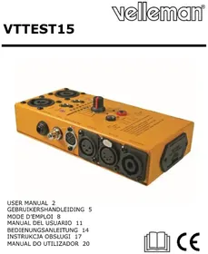 Notice HQ Power VTTEST15 Compteur électrique