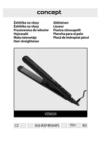 Notice Concept ELITE VZ6020 Placă de îndreptat părul