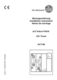 Notice IFM AC1146 Automatisme industriel