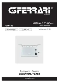 Notice G3 Ferrari ESSENTIAL TOAST G10142 Grille pain