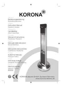 Notice KORONA 60000 Heizung