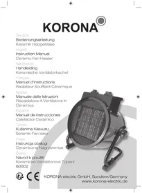 Notice KORONA 60002 Heizung