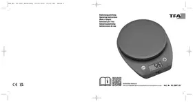 Notice TFA MOCHI 50.2007.20 Balances de cuisine