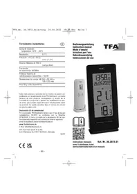Notice TFA BUDDY 30.3072.01 Wetterstation