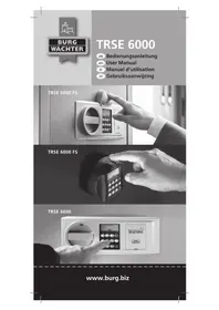 Notice Burg Wächter DIPLOMAT WTD 710 5 350 E Elektronischer Safe