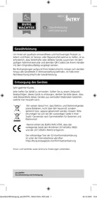 Notice Burg Wächter ENTRY 7711 KP PIN Serrure électronique