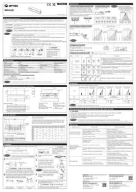 Notice OPTEX MIRAGE Capteur de porte/fenêtre