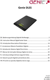 Notice Genie DLS 5 Scale