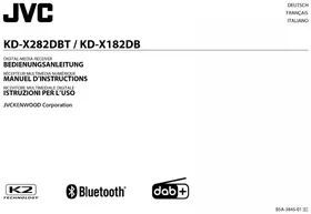 Notice JVC KDX182DB Autoradio