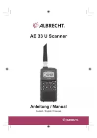 Notice ALBRECHT AE 33 U Scanner