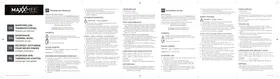 Notice Maxxmee 09346 Four à micro-ondes
