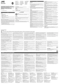 Notice JVC HAEC25T Casque audio