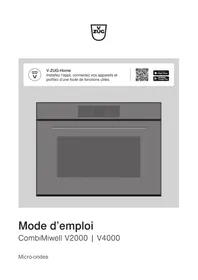 Notice V-ZUG COMBIMIWELL V4000 45 Four à micro-ondes