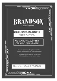Notice Brandson 304416 Chauffage