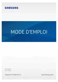 Notice SAMSUNG GALAXY Z FOLD 4 Téléphone portable