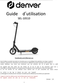 Notice DENVER SEL10510 Scooter