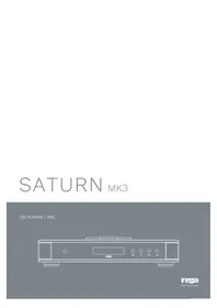 Notice REGA SATURN MK3 Lettore/registratore cd