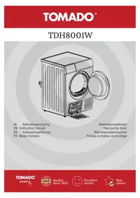 Notice Tomado TDH8001W Wäschetrockner