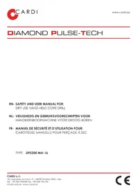 Notice CARAT A2225 Perceuse