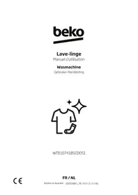BEKO WTE10741BSCDOS1 - Wasmachine