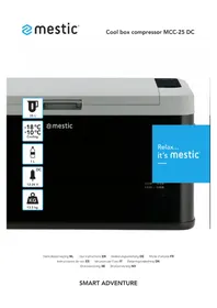 Notice Mestic MCC25 Frigorifero