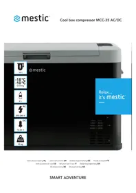 Notice Mestic MCC35 Frigorifero