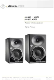 Notice NEUMANN KH 310 A Haut-parleur