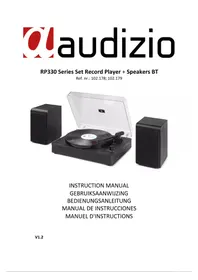 Notice Audizio RP330D Turntable