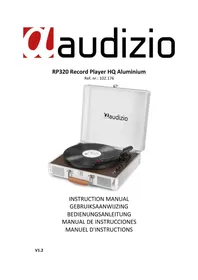 Notice Audizio RP320 Turntable