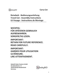 Notice BabyGO MOONSTARS Bett