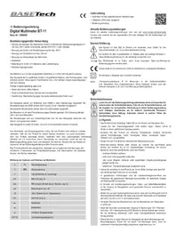 Notice BASETECH BT11 Multimeter
