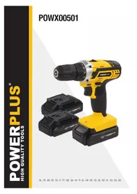 Notice PowerPlus POWX00501 Furadeira