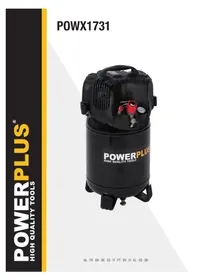 Notice PowerPlus POWX1731 Compressor