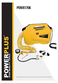 Notice PowerPlus POWX1706 Compressor