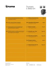 Notice TRUMA TRUMATIC C 6002 EH Ketel