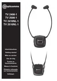 Notice Amplicomms TV 2510NL Casque