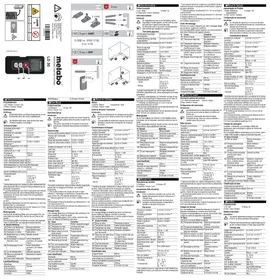 Notice METABO LD 30 Télémètre