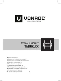 Notice Vonroc TM501XX Support mural