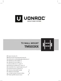 Notice Vonroc TM503XX TV Stand
