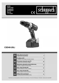 SCHEPPACH CSD4020Li - Drill