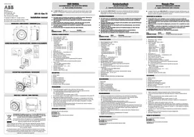 Notice ABB AD1R15M72 Thermostat