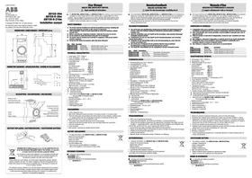 Notice ABB AD1COR30M Interrupteur automatique