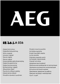 Notice AEG KS 662 Fierăstrău pendular