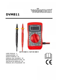 Notice VELLEMAN DVM811 Multimeter