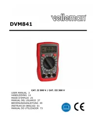 Notice VELLEMAN DVM841 Multimètre