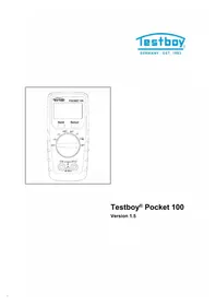 Notice Testboy POCKET 100 Multimeter